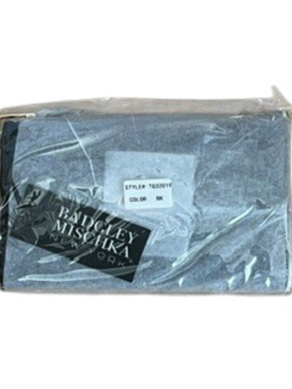 BADGLEY MISCHKA New York Black Faux Leather Wristlet Wallet NWT - Picture 4 of 13